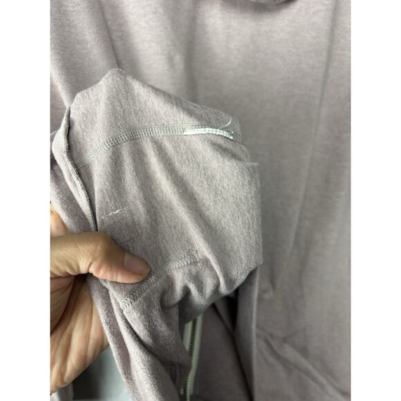 Vuori Halo Performance Hoodie 2.0 Full Zip Womens DreamKnit Umber Heather Pink M - Picture 8 of 8